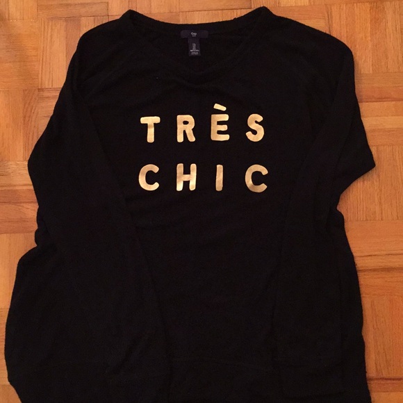 Gap black and gold sweater - Picture 1 of 2